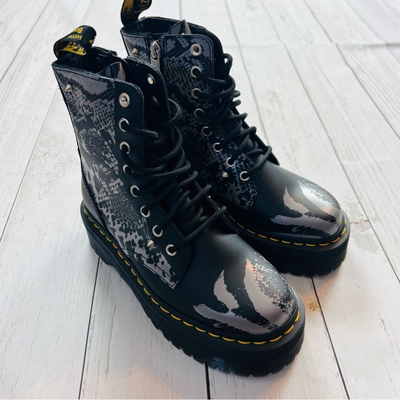 Dr Martens Jadon Animal Clash Stud Platform Combat Boots Size 6 - Picture 7 of 9